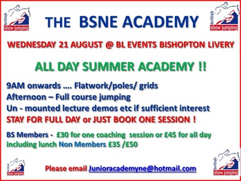 North East Academy All Day Training - Wednesday 21st August 2013